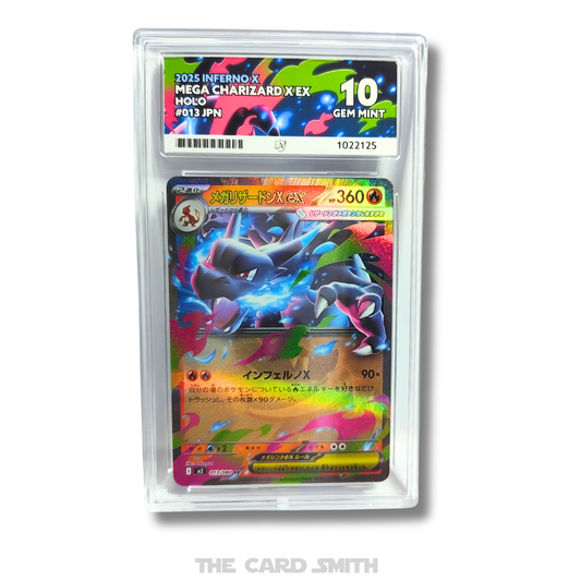 2025 Pokemon Japanese Inferno X Mega Charizard X ex Holo #013/080 Ace 10 Gem Mint